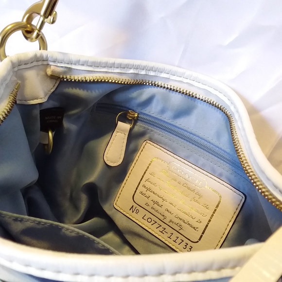 Vintage Signature Coach Small Monogram Baggett L0771-11733 - Picture 4 of 7